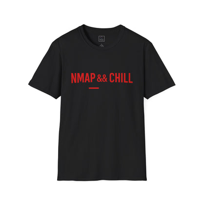 Nmap and Chill Straight Cut T-Shirt