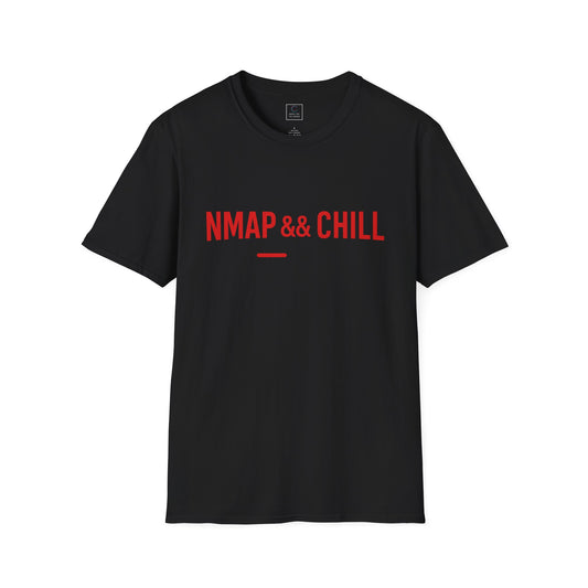 Nmap and Chill Straight Cut T-Shirt