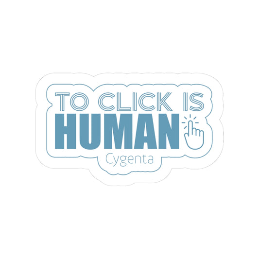 To click is human