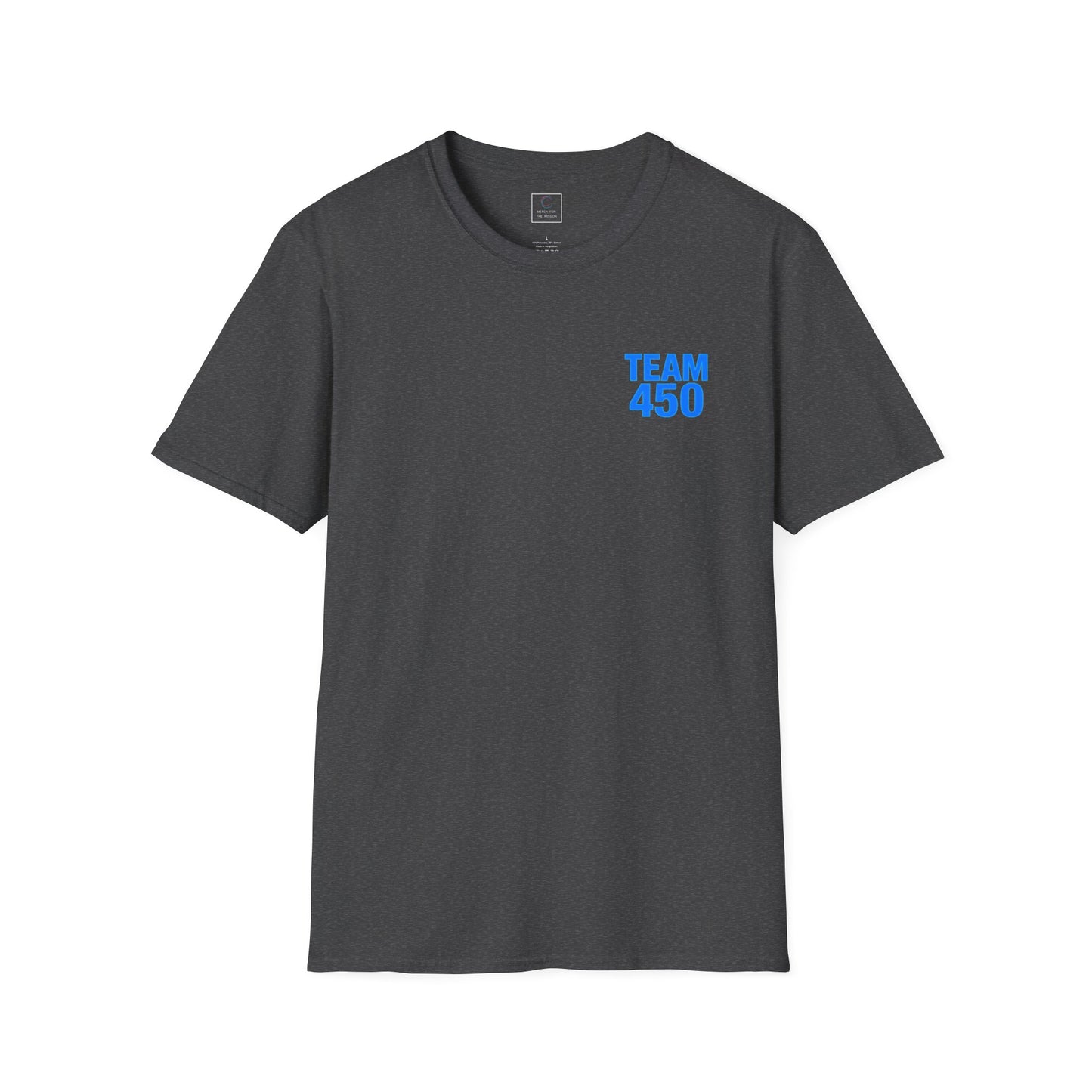Blue Team 450nm T-Shirt Cybersecurity Defender Straight Cut Tee