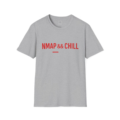 Nmap and Chill Straight Cut T-Shirt